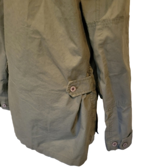 Weatherproof Vintage Army Green Lightweight Utility Jacket Size S - Picture 10 of 15